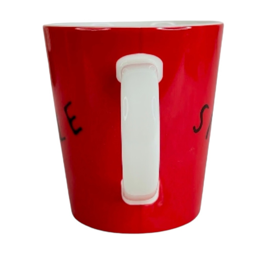 New Royal Doulton Ellen Degeneres SMILE Mug Coffee Tea Cup Red White Black - Picture 4 of 10